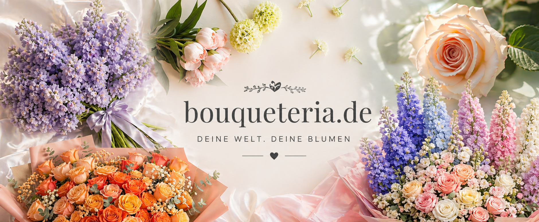 Frischer Blumenstrauß modern Steinhagen Bunte Blumensträuße in verschiedenen Arrangements zur Bestellung für Pfingsten.